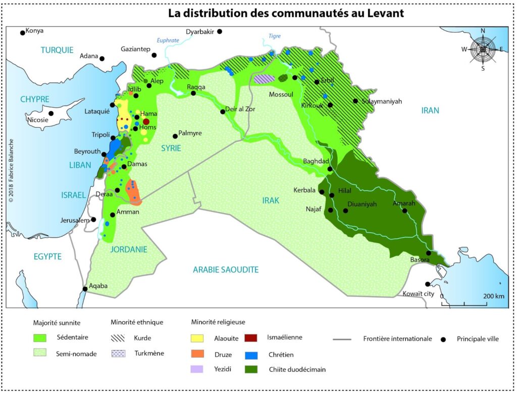 La distribution communautaire au Levant