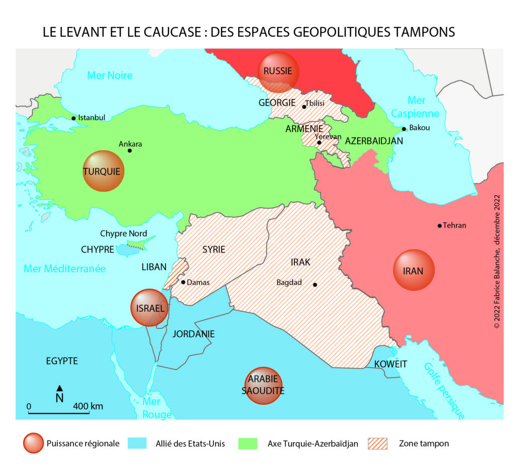 Le Levant et le Caucase - Des espaces géopolitiques tampons