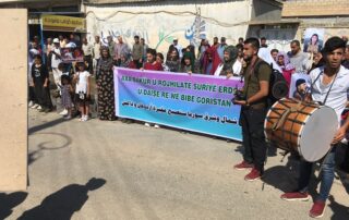 Kurdistan Syrie Amouda manifestation 2019