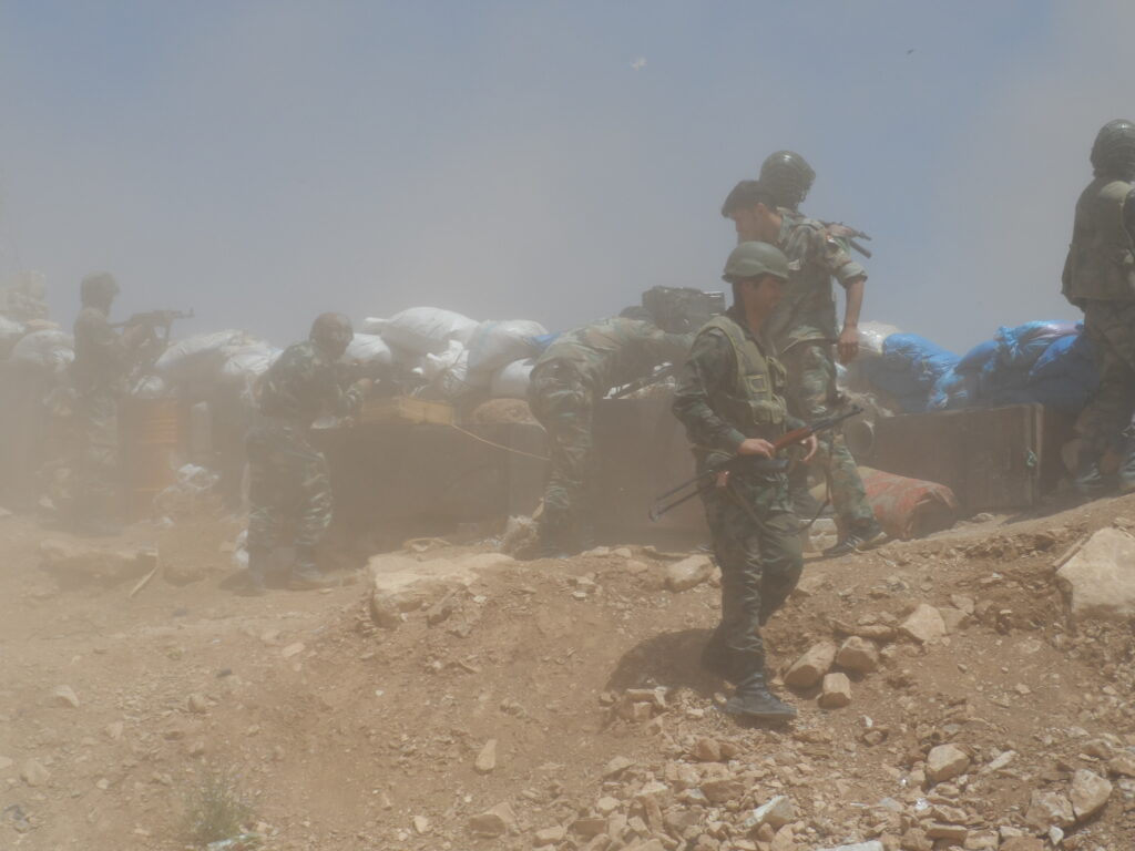 Syrie, juin 2015, ligne de front avec Daesh