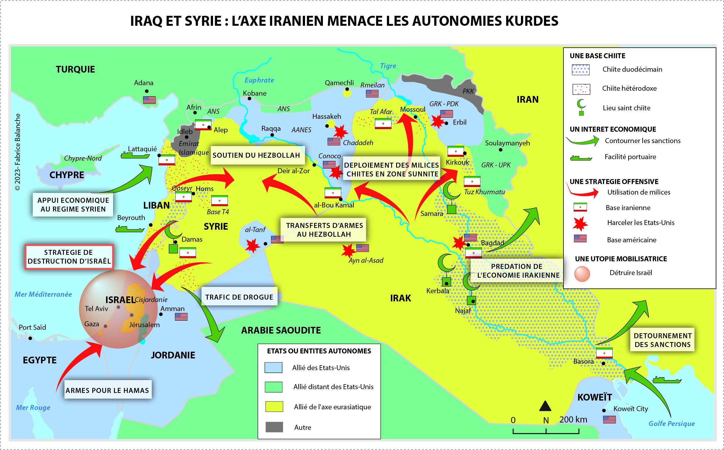 L'axe iranien menace les autonomies kurdes Fabrice Balanche