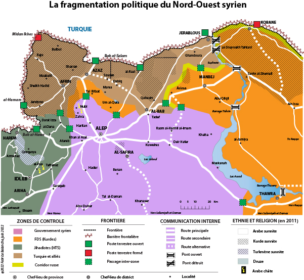 La fragmentation politique du Nord-Ouest de la Syrie Fabrice Balanche