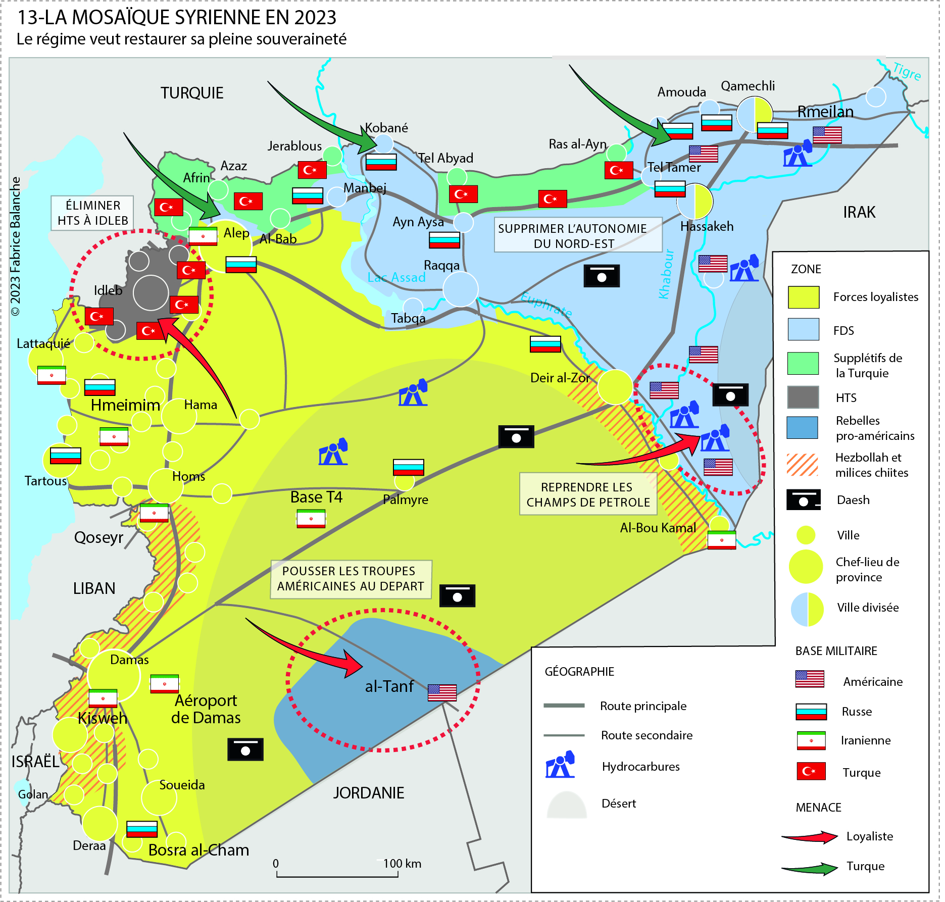 La mosaïque syrienne en 2023