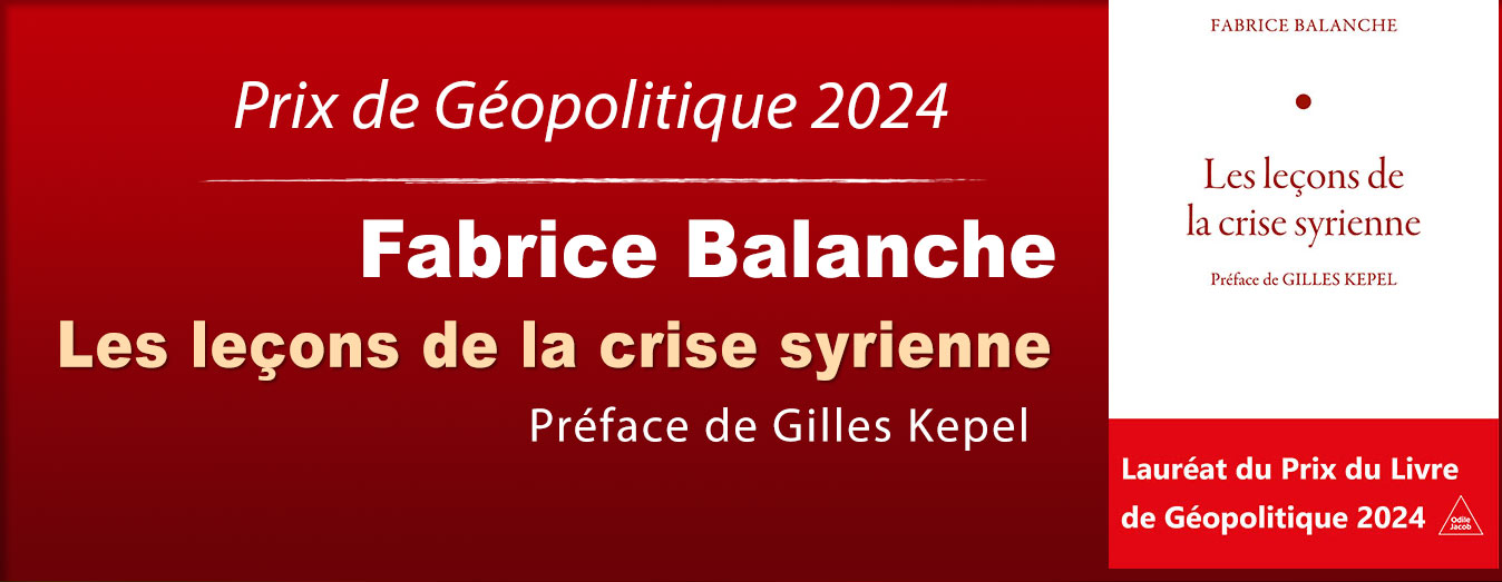Bandeau du prix de géopolitique Fabrice Balanche