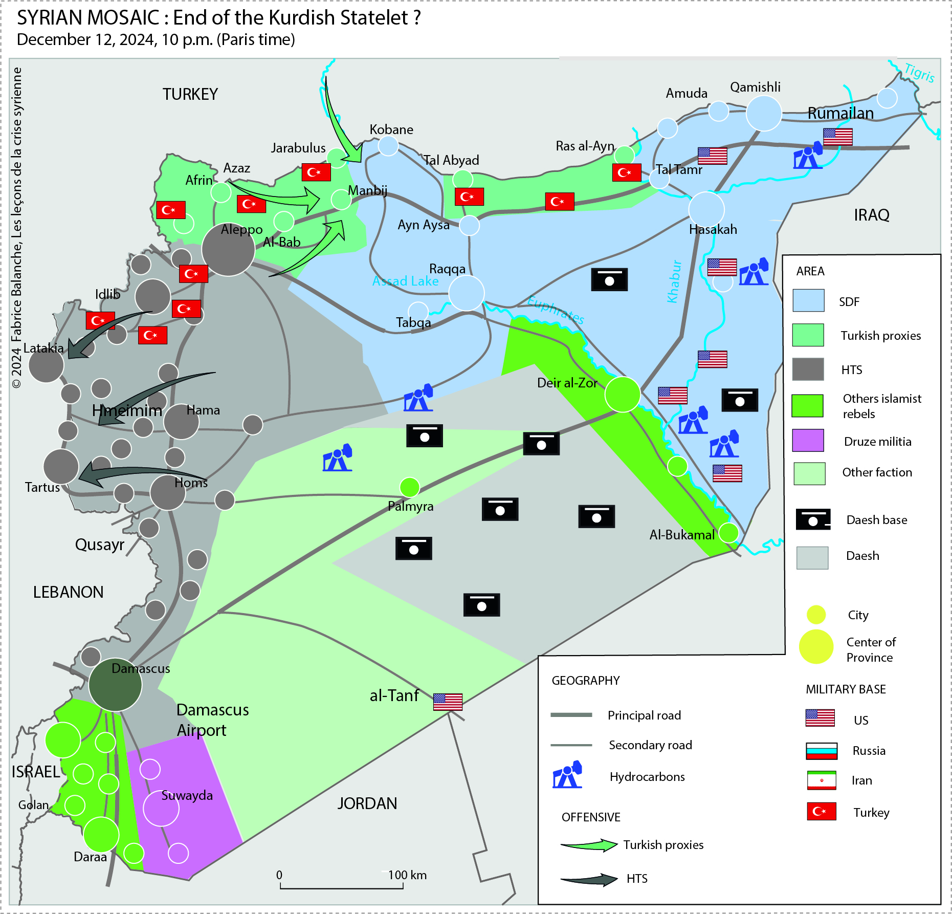 Syrian Mosaïc - 12 december 2024 End of Turkish Statelet