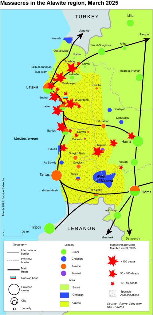 The Alawite region massacres - Fabrice Balanche