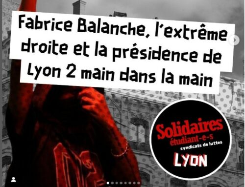 Fabrice Balanche est un expert reconnu sur la Syrie – Les extrémistes de gauche attaquent sa conférence
