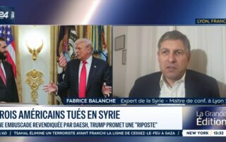 Analyse pour I 24news attaque de Palmyre Fabrice Balanche