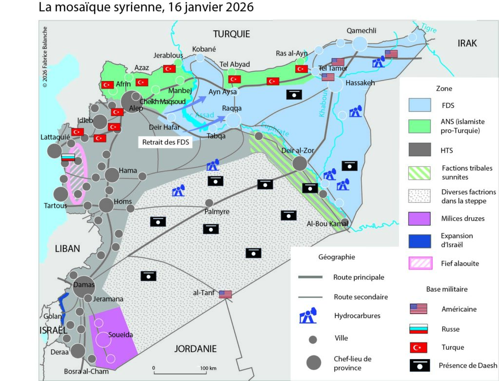 La mosaique syrienne 15 janvier 2026
