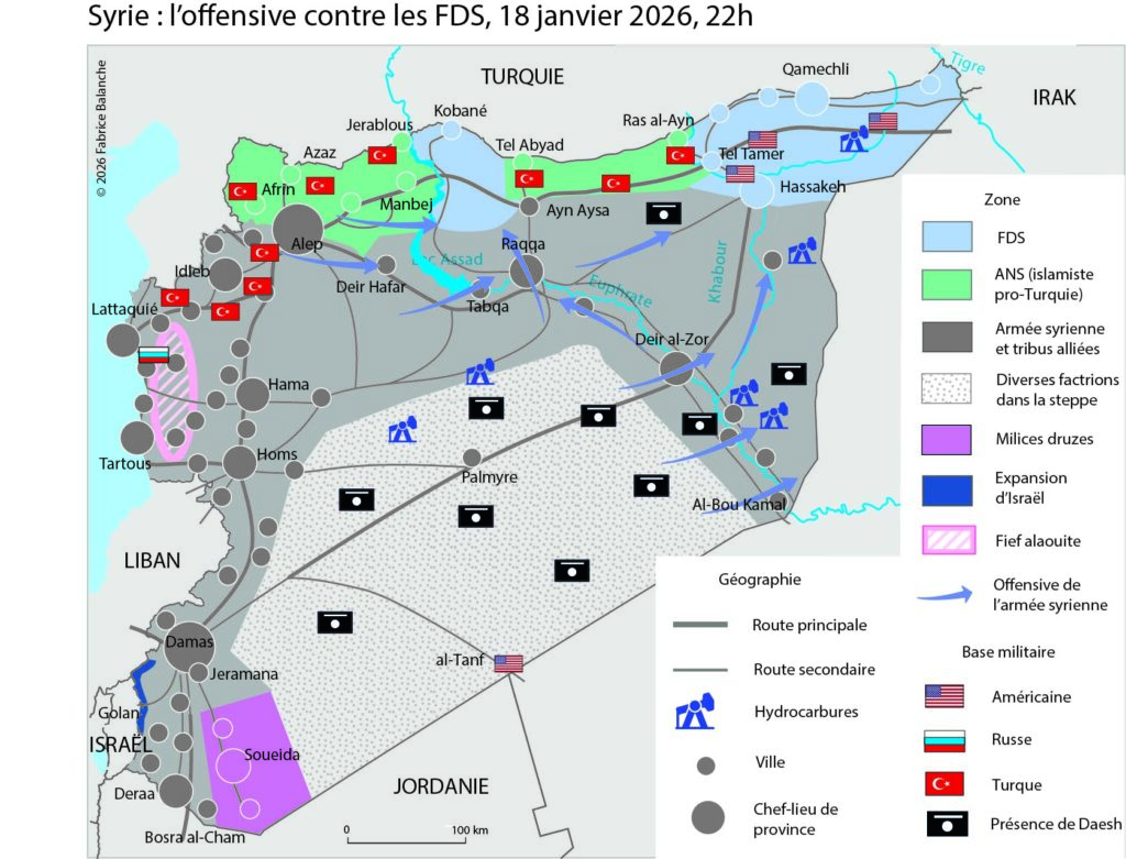 L'offensive contre les FDS 18 janvier 2026