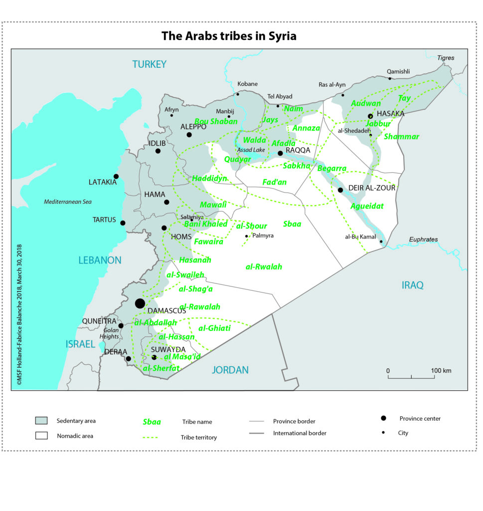 The Arab tribes in Syria