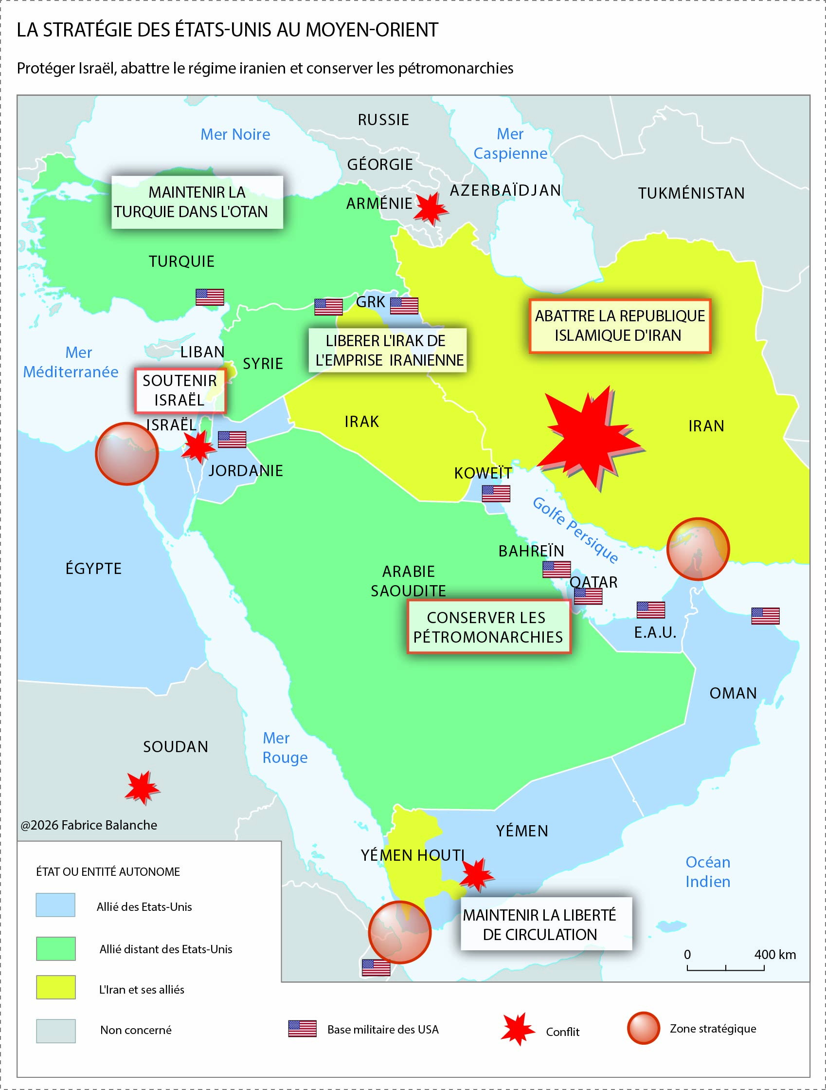La stratégie des Etats-Unis au Moyen-Orient