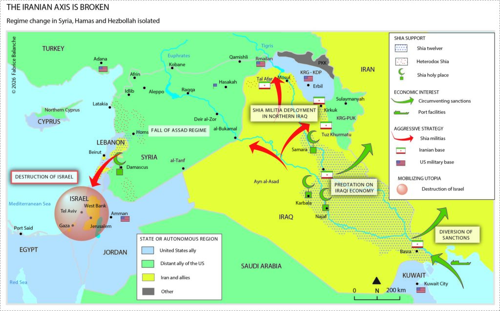 The Iranian Axis is borken