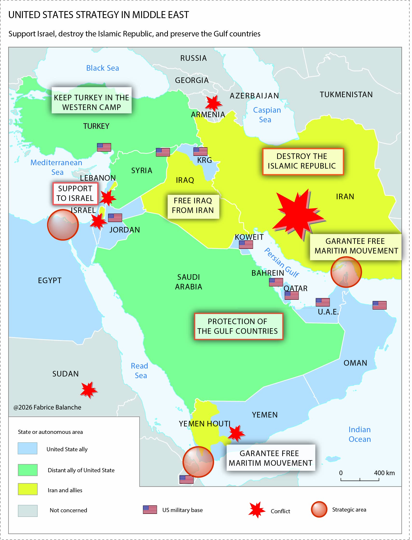 United State strategy in Middle East